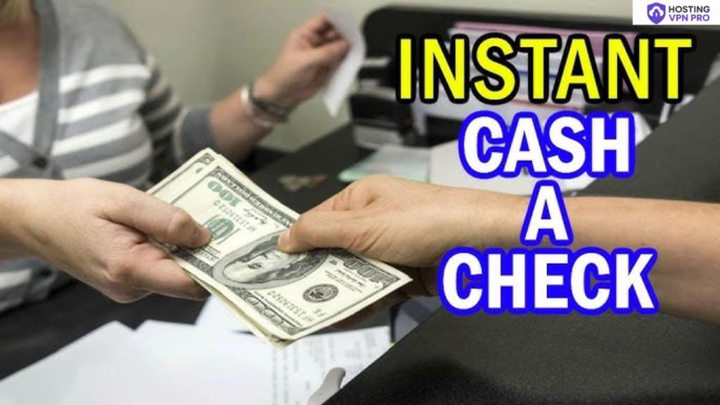 Cash Check Online