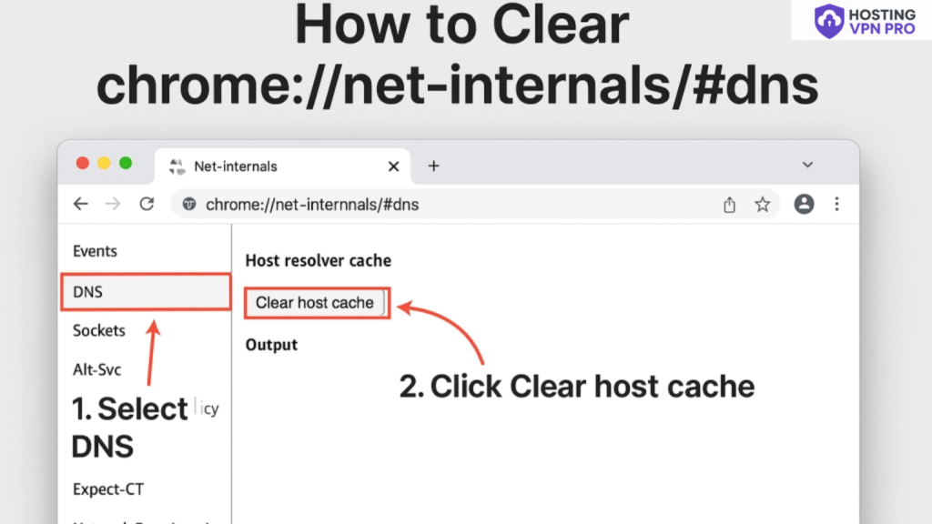 clear DNS cache